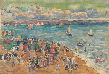Strandszene, Saint-Malo