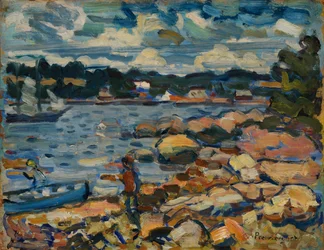 Brooksville, Maine (Fluss & Felsen)