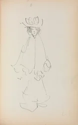 Italienisches Skizzenbuch: Stehende Frau (Seite 147)