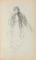 Italienisches Skizzenbuch: Stehende Frau