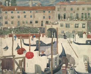 Der Kai, Venedig (recto); Venetia Marina (verso)