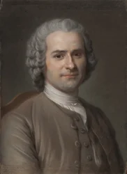 Porträt von Jean-Jacques Rousseau 1712-1778