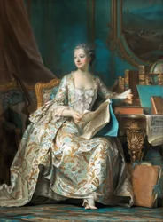 Porträt der Marquise de Pompadour 1721-1764