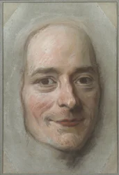 Porträt von François Marie Arouet de Voltaire (1694-1778)