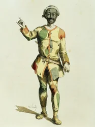 Harlekin im Jahr 1570