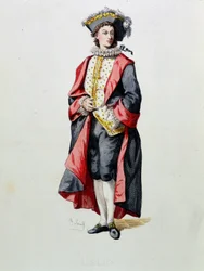 Lelio - in „Masques et bouffons“ (Italienische Komödie)