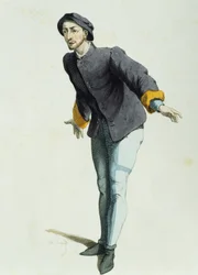 Ruzzante im Jahr 1525, von Maurice Sand