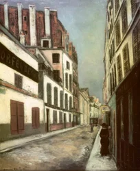 Die Straße in Saint-Ouen