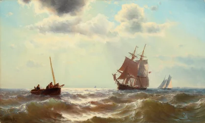 Sommerlicht auf dem Meer 1864