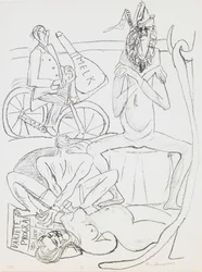 Zirkus, Platte 12 aus dem Portfolio „Tag und Traum“