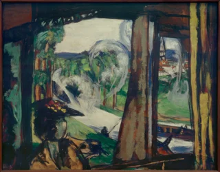 In der Eisenbahn (Nordfrankreich)