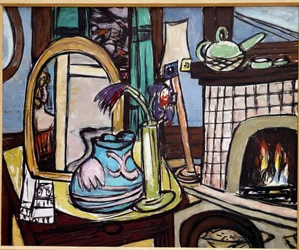 Stillleben mit Möwen Gemälde von Max Beckmann (1884-1950)