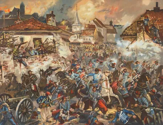 Deutsche Truppen erobern Chateaudun