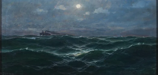 Dampfer auf hoher See