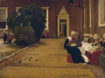 Amsterdamer Waisenmädchen (Studie). 1876