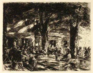 Biergarten in Rosenheim