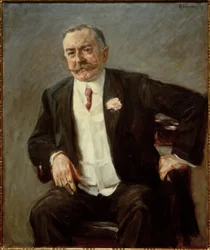 Bildnis des Industriellen Geheimrat Friedrich Carl Duisberg, sitzend