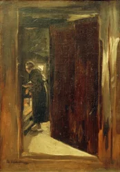 Frau in der Küche – Durchblick