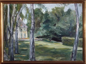 Haus in einem Garten