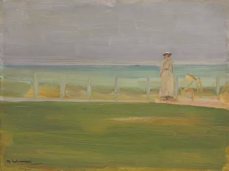 Dame am Strand, 1901