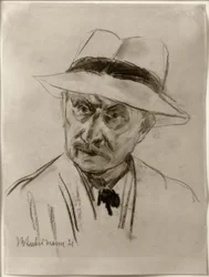Max Liebermann, Selbstbildnis mit Panamahut