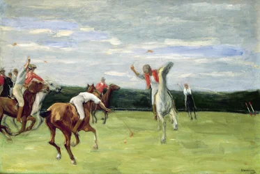 Polospieler im Jenischpark, Hamburg, 1903