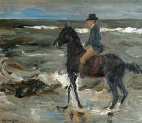 Reiter am Strand