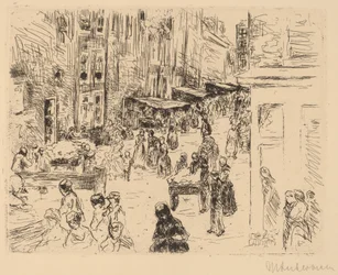 Das jüdische Viertel in Amsterdam, 1906