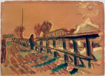 Blick über eine Brücke