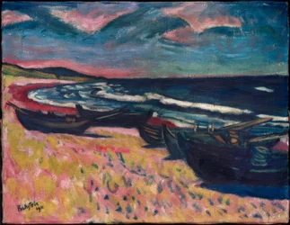 Boote am Strand von Nidden