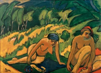 Frauen im Grünen