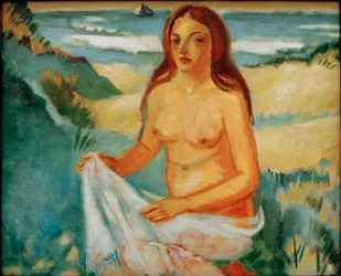 Junges Mädchen am Meer