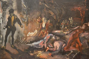 Don Juans Begegnung mit dem steinernen Gast