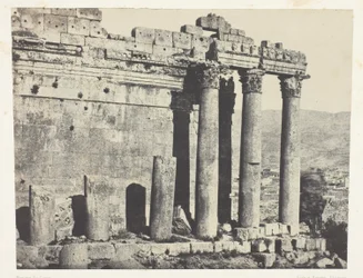 Baalbeck (Heliopolis), Tempel des Jupiter, Westfassade; Syrien