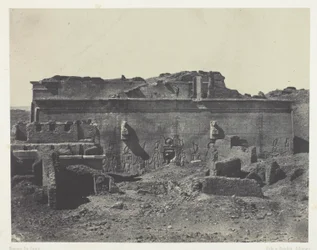 Fassade Postérieure, Großer Tempel von Dendera (Teutyres), Oberägypten
