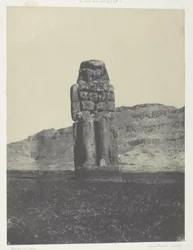 Gournah, Statue des Memnon; Theben