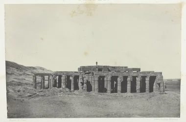 Gournah, Grab von Osymandias; Theben, Platte 58 aus dem Album "Egypte, Nubie, Palestine et Syrie" (1852)