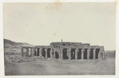 Gournah, Grab von Osymandias; Theben, Platte 58 aus dem Album "Egypte, Nubie, Palestine et Syrie" (1852)