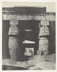 Karnak, Portikus des Tempels von Khons; Theben