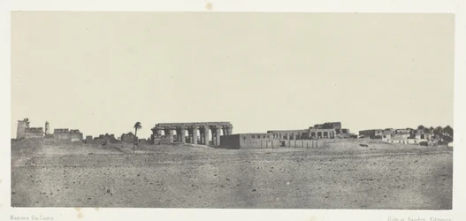 Luxor, Gesamtansicht der Ruinen; Theben