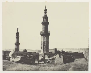 Moschee von Aly-Bey, Girgeh, Oberägypten, Tafel 15 aus dem Album "Ägypten, Nubien, Palästina und Syrien" (1852)