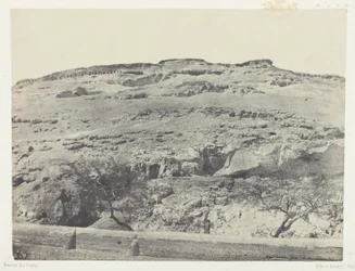 Nekropole des alten Lycopolis, Oberägypten, Tafel 12 aus dem Album "Egypte, Nubie, Palestine et Syrie" (1852)