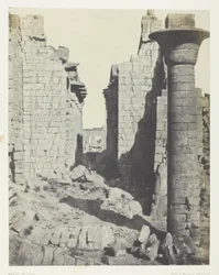 Palais de Karnak, Hof der Bubastiten und Haupteingang der Hypostylhalle; Theben