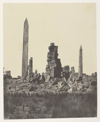 Palais de Karnak, Die Obelisken; Theben