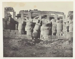 Palais von Karnak, Hypostylhalle von Norden; Theben