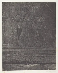Palais de Karnak, Skulpturen außerhalb des Granitheiligtums; Theben