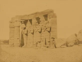 Theben: Portikus des Ramesseums (Grabmal des Ozymandias), Gurna