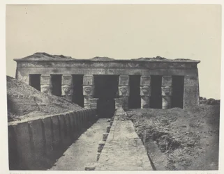 Gesamtansicht, Großer Tempel von Dendera (Teutyres), Oberägypten
