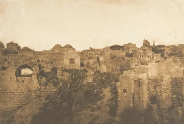 Ansicht des Teichs Probatica und eines Viertels von Jerusalem, August 1850