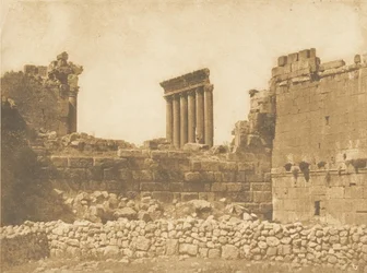 Vue générale des ruines de Baalbek, prise à l